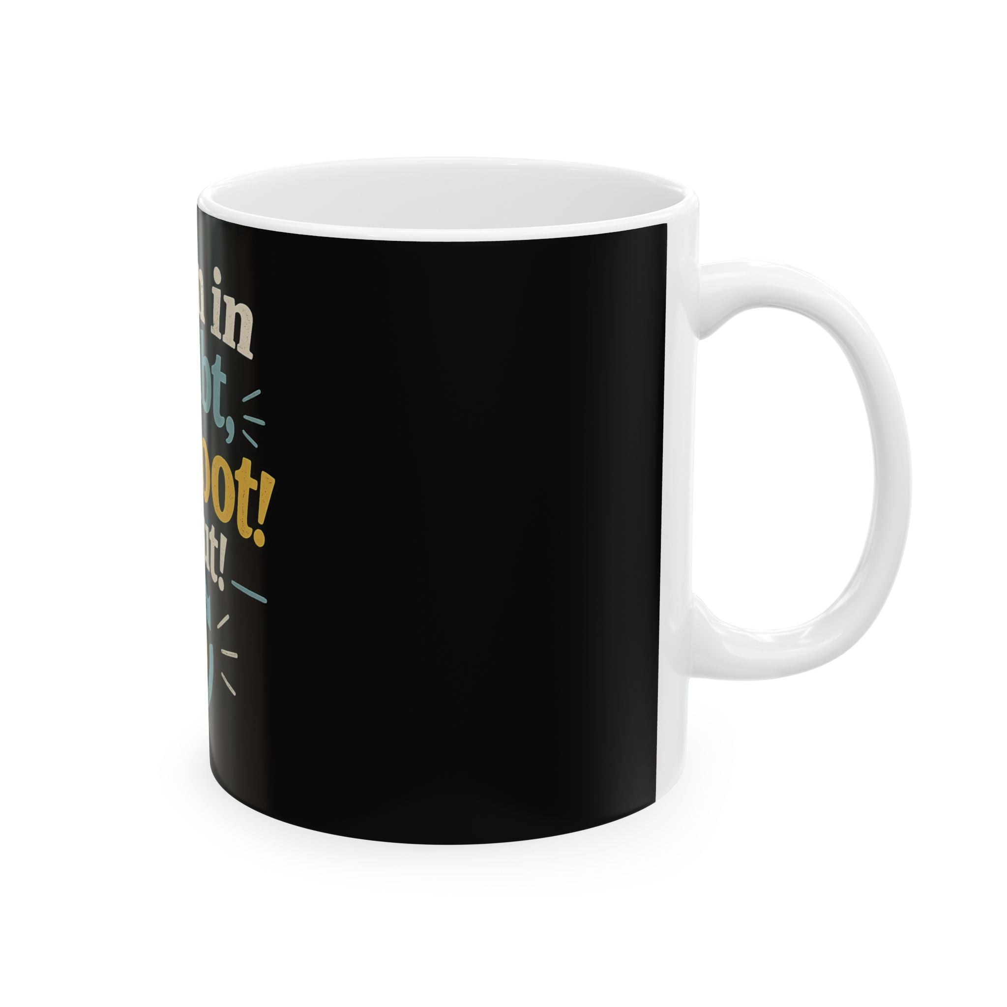 When in doubt reboot it out Mug | Funny Tech Quote Coffee Cup
